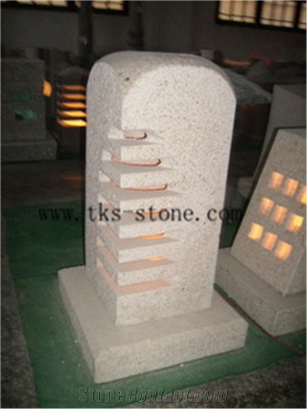 Lanterns Caving,Beige Granite Lantern Sculptures,Garden Lanterns&Lamps,Japanese Lanterns,Exterior Lamps