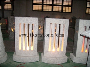 Lanterns Caving,Beige Granite Lantern Sculptures,Garden Lanterns&Lamps,Japanese Lanterns,Exterior Lamps