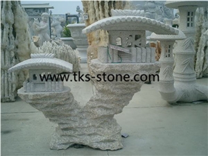 Lanterns, Japanese Lanterns,China Grey Granite Lamps,Garden Lanterns,Lamps, Sculpture Grey Granite Japanese Lanterns