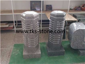 Lanterns & Lamps,Grey Granite Lamps,Garden Lanterns,Stone Garden Lamps, Sculpture Grey Granite Garden Lanterns
