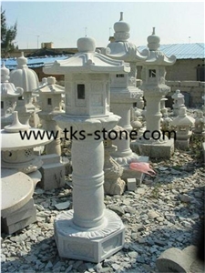 Lanterns&Lamps,Japanese Lanterns,Grey Granite Lanterns,Garden Lanterns&Garden Lamps, Sculpture Grey Granite Japanese Lanterns