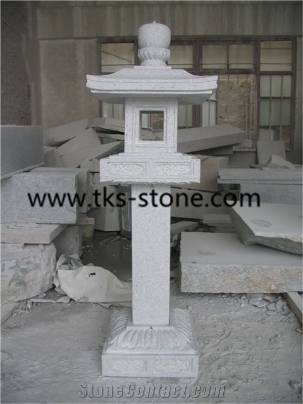 Lanterns&Lamps,Japanese Lanterns,Grey Granite Lanterns,Garden Lanterns&Garden Lamps, Sculpture Grey Granite Japanese Lanterns