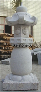 Lanterns&Lamps,Japanese Lanterns,Grey Granite Lanterns,Garden Lanterns&Garden Lamps, Sculpture Grey Granite Japanese Lanterns
