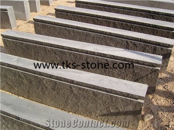 Mongolia Black,Absolute Black Granite Kerbstone,Granite Curbstone