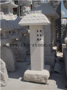 Oriental Granite Garden Japanese Lantern Statue