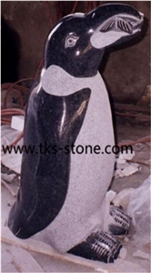Penguin Granite Sculpture & Statue,Granite Animal Sculptures,Stone Penguin Garden Sculptures, Western Statues