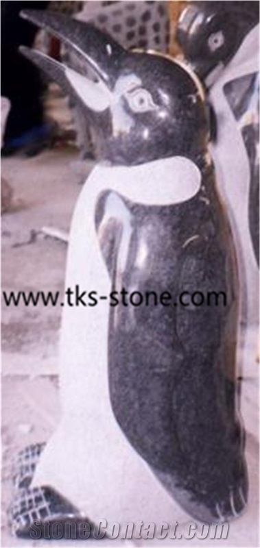 Penguin Granite Sculpture & Statue,Granite Animal Sculptures,Stone Penguin Garden Sculptures, Western Statues