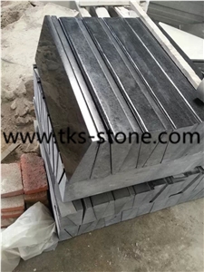 Polished China G684 Black Basalt Kerbstone/Side Stone,China Black Basalt