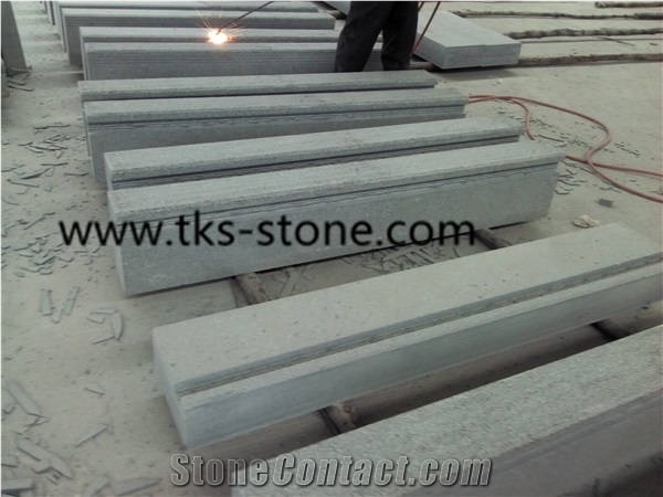Polished G654,Padang Dark,Sesame Black,China Impala,Impala Black,China Dark Grey Granite Kerbstone,Curbstone