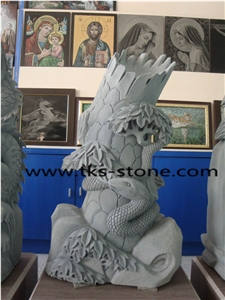 Sculpture & Statue,Grey Granite Animal Sculptures,Animal Caving,Garden Sculptures,Landscape Sculpture