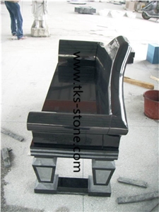 Shanxi Black Granite Bench & Chairs,Garden Bench,Outdoor Bench,Chairs,Granite Bench