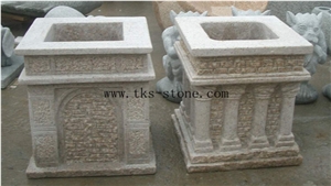 Square,Garden,Villa Flower Pots,Sculpture Square Exterior Planters