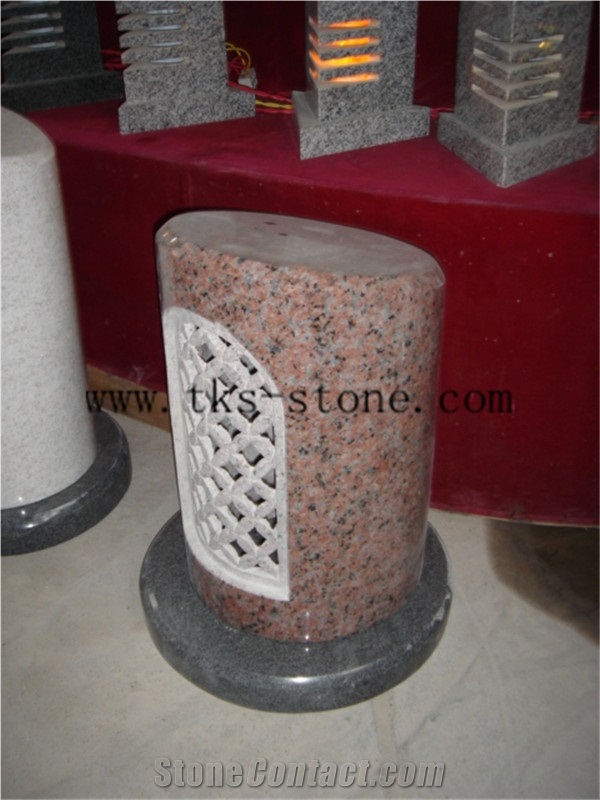 Stone Lanterns Caving,Beige Granite Japanese Lanterns,Lanterns Sculptures,Garden Lanterns&Lamps,Lamps,Lanterns