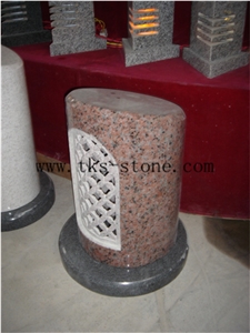 Stone Lanterns Caving,Beige Granite Japanese Lanterns,Lanterns Sculptures,Garden Lanterns&Lamps,Lamps,Lanterns