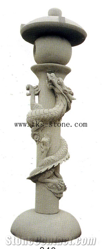 Stone Lanterns Caving,Beige Granite Japanese Lanterns,Lanterns Sculptures,Garden Lanterns&Lamps,Lamps,Lanterns