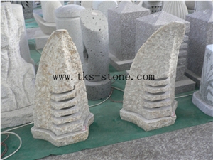 Stone Lanterns Caving,Grey Granite Garden Lanterns,Japanese Lamps,Lamps Sculptures