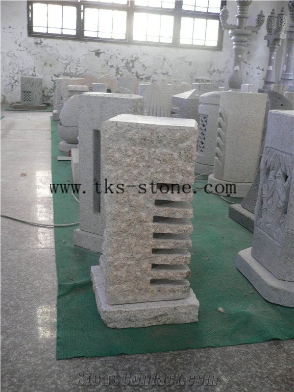 Stone Lanterns Caving,Grey Granite Garden Lanterns,Japanese Lamps,Lamps Sculptures