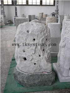 Stone Lanterns Caving,Lamp Sculptures,Grey Granite Lanterns&Lamps,Garden Lanterns,Exterior Lamps