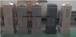 Stone Lanterns Caving,Lamps Sculptures,Grey Granite Garden Lanterns&Lamps,Exterior Lanterns