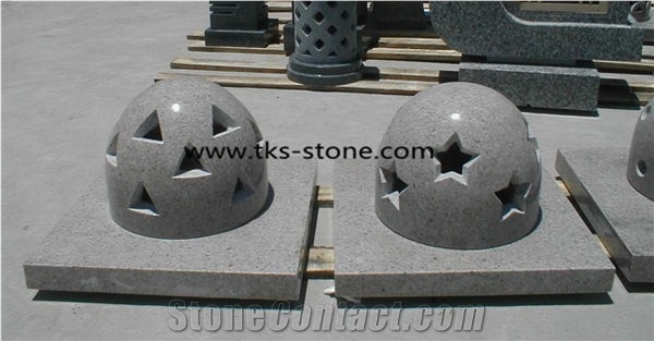 Stone Lanterns Caving,Lamps Sculptures,Grey Granite Garden Lanterns&Lamps,Exterior Lanterns