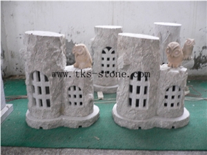 Stone Lanterns Caving,Lantern Sculptures,Grey Granite Garden Lamps,Japanese Lamps,Chinese Granite Lanterns