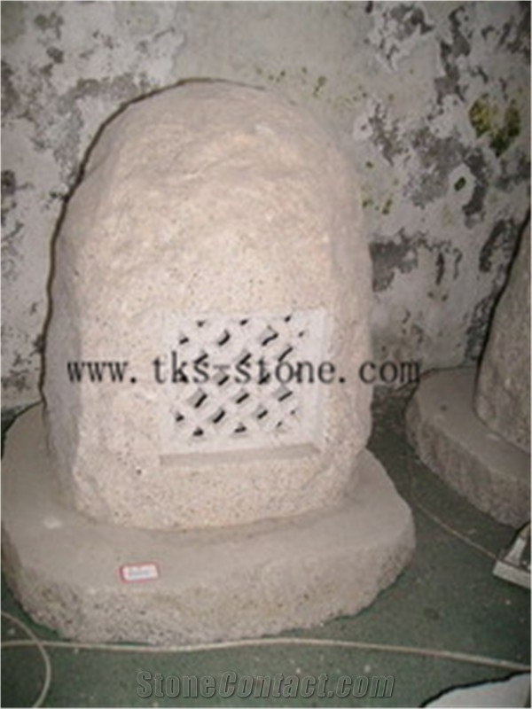 Stone Lanterns Caving,Lanterns Sculptures,Beige Granite Lamps,Garden Lanterns&Lamps,Japanese Lanterns,Exterior Lamps