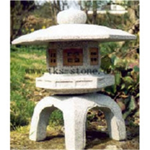 Stone Lanterns Caving,Lanterns Sculptures,Grey Granite Garden Lanterns&Lamps,Japanese Lanterns,Exterior Lamps