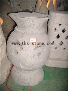 Stone Lanterns Caving,Lanterns Sculptures,Grey Granite Garden Lanterns&Lamps,Japanese Lanterns,Exterior Lamps