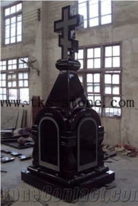 Stone Monument & Tombstone Caving,Cross Tombstones,Black Granite Tombstone & Monument,Jewish Style Monument & Tombstone, Sculpture Black Granite Cross Tombstones