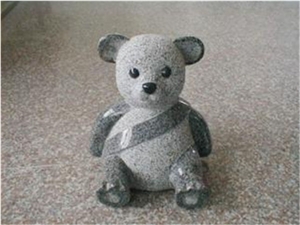 Stone Panda Sculpture & Statue,Panda Caving,Black Granite Animal Sculptures,Statues,Garden Sculptures,Handcarved Sculptures