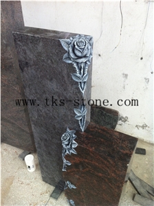 Stone Tombstone & Monument Caving, Tree/Flower Carving Tombstone & Monument,Granite Western Style Monument & Tombstone,Tombstone Design,Headstones, Sculpture Granite Tombstone Design