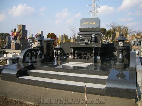 Tombstone & Monument,Japanese Style Monuments&Tombstones, Carving Tombstone，Grey Granite Tombstone Monument,Supply Various Of Style Monument & Tombstone, Sculpture Grey Granite Japanese Style Monument