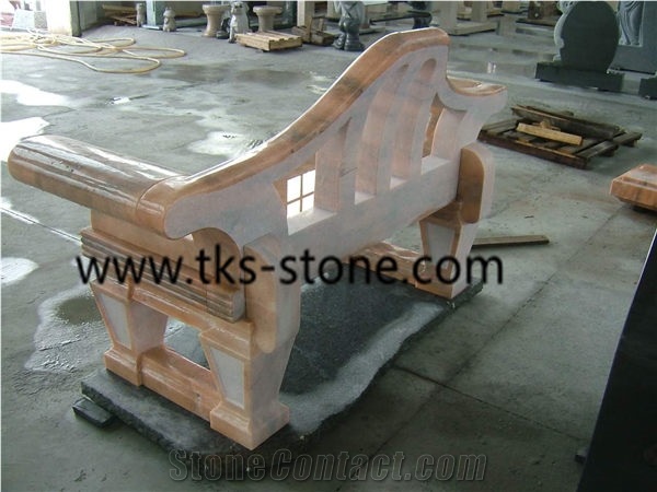 Yellow Granite Chairs & Bench,Yellow Granite Chairs,Benches,Stone Bench Sculpture,Chairs Caving