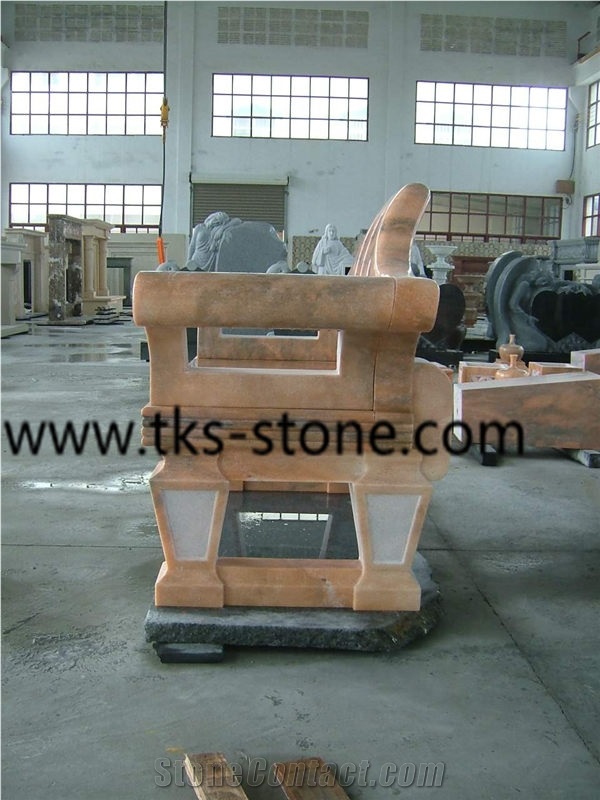 Yellow Granite Chairs & Bench,Yellow Granite Chairs,Benches,Stone Bench Sculpture,Chairs Caving