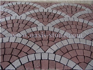 Red Granite Cube Stone & Pavers,Red Granite Walkway Pavers