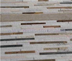 White Granite Cultured Stone, Granite Feature Wall
