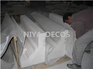China Beige Limstone Molding & Border Lines,Building Wall Stone