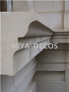 China Beige Limstone Molding & Border Lines,Building Wall Stone