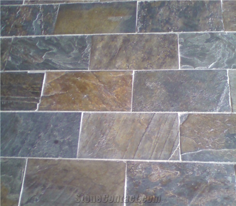 China Multicolor Rust Slate Tiles for French Patio Wall & Flooing Tiles
