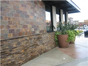 China Multicolor Rustic Slate French Patio Walling Panel Tiles