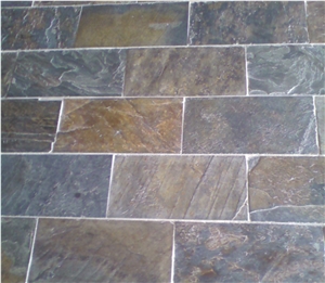 China Multicolor Rustic Slate French Patio Walling Panel Tiles