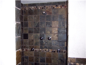 China Multicolor Rustic Slate French Patio Walling Panel Tiles