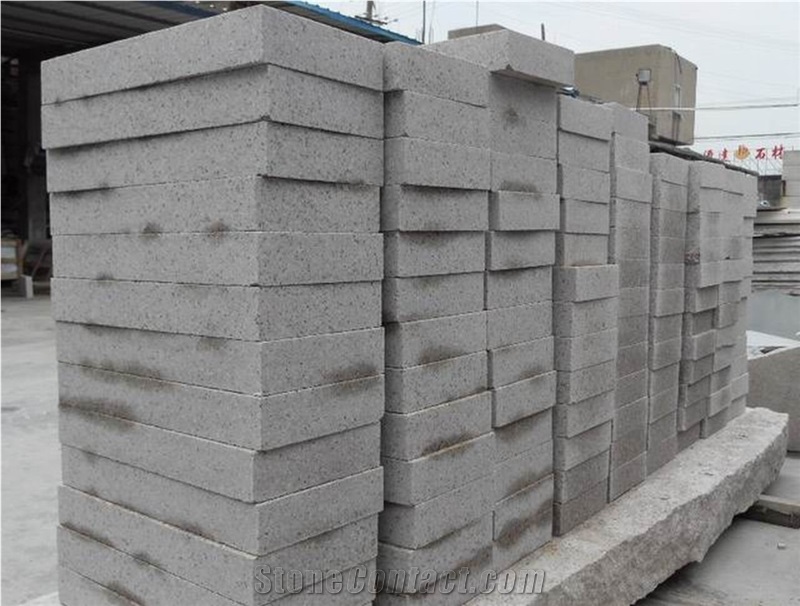 G350 China Rust Sesame Yellow Granite Kerbs,Yellow Granite Curbstone