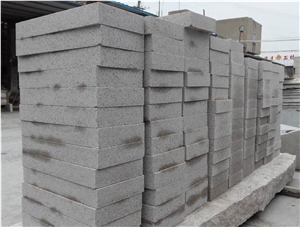 G350 China Rust Sesame Yellow Granite Kerbs,Yellow Granite Curbstone