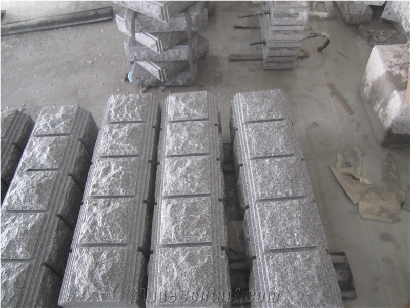 Fargo China G603 Grey Granite Pier Caps & Quoins Grey Granite Parapets G603 Pillar Caps Natural Wall Coping Gate Cast Pillar/Gate Columns