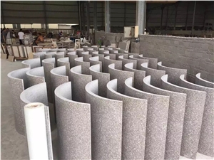 Fargo China G664 Red Granite Column, Bainbrook Brown/Luoyuan Red Granite Polished Hollow Column