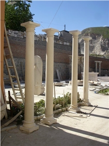 Fargo G603 Granite Columns , Grey Granite Solid Columns
