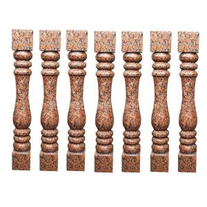 Fargo Polished G562 Granite Balustrade, Maple Red Staircase Baluster