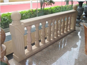 Fargo Wooden Vein Yellow Sandstone Staircase Rails & Balustrades Fargo Wooden Vein Yellow Sandstone Staircase Rails & Balustrades