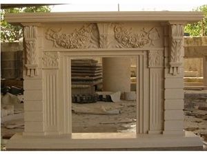 Fargo Yellow Sandstone Fireplace Fargo Yellow Sandstone Fireplace